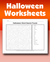 Halloween Worksheets