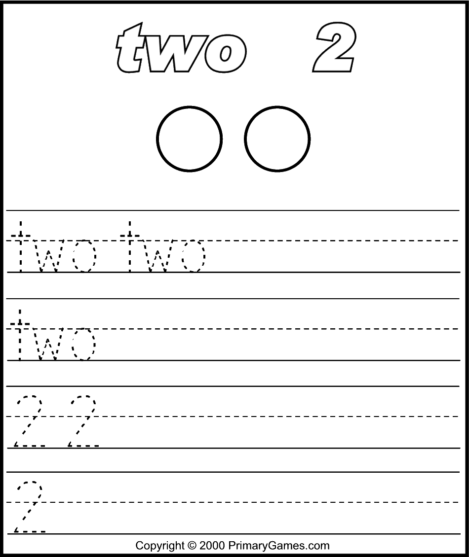 Numbers Activity Pages - PrimaryGames.com - Free Printable Worksheets